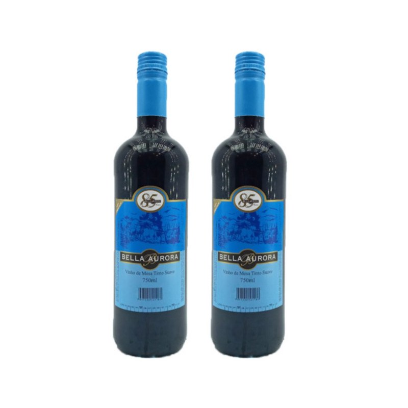 Caixa Vinho Bela Aurora c/12