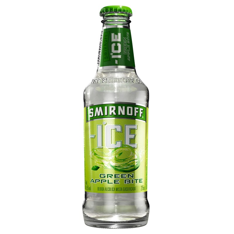 Fardo Smirnoff Ice Maçã 275ml c/24